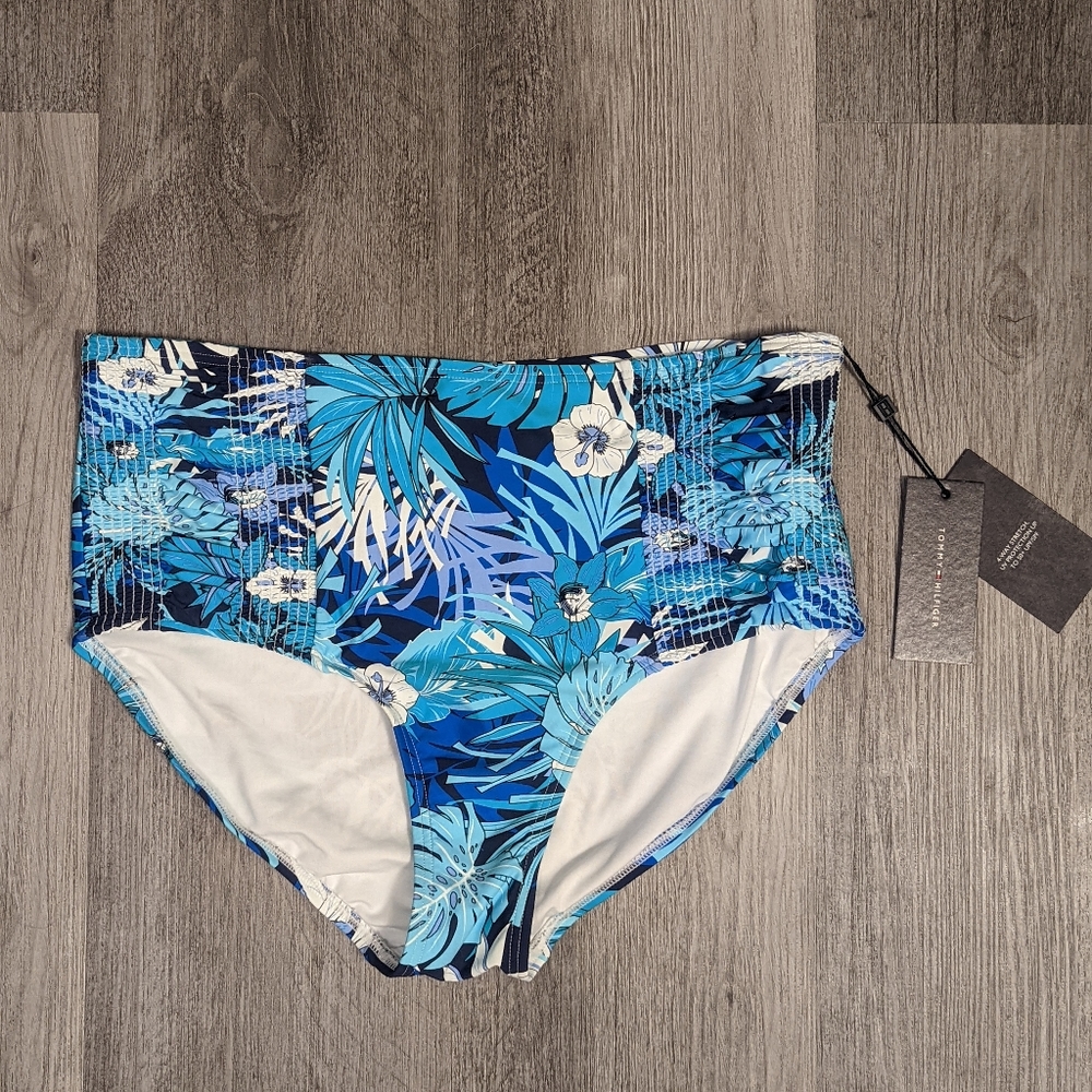 Tommy Hilfiger NWT Women's High Waisted Swim Bottoms Medium